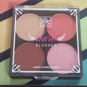 Ruby Kisses Dare Blusher Palette Partyin Shimmer Powder 4x0.13oz Makeup